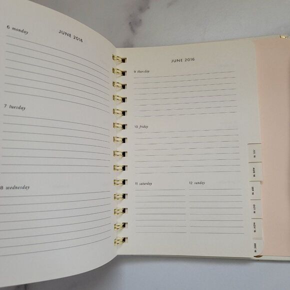 Kate Spade planner polka dot schedule organizer of - Picture 6 of 9